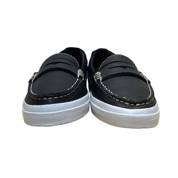 Cole Haan Women’s Black Leather Slip-On Pinch Weekender Penny Loafers Size 6B