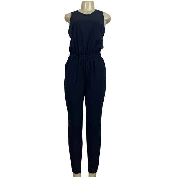 Athleta Women's Black Sleevless Jumpsuit Sz 4 (EUR 35)