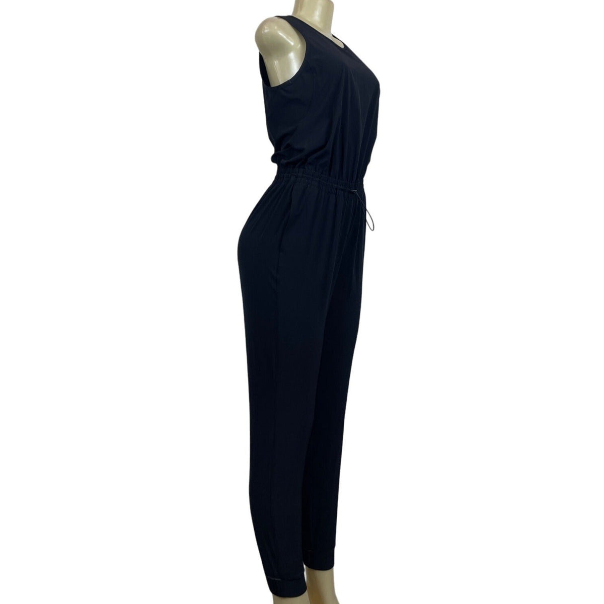 Athleta Women's Black Sleevless Jumpsuit Sz 4 (EUR 35)