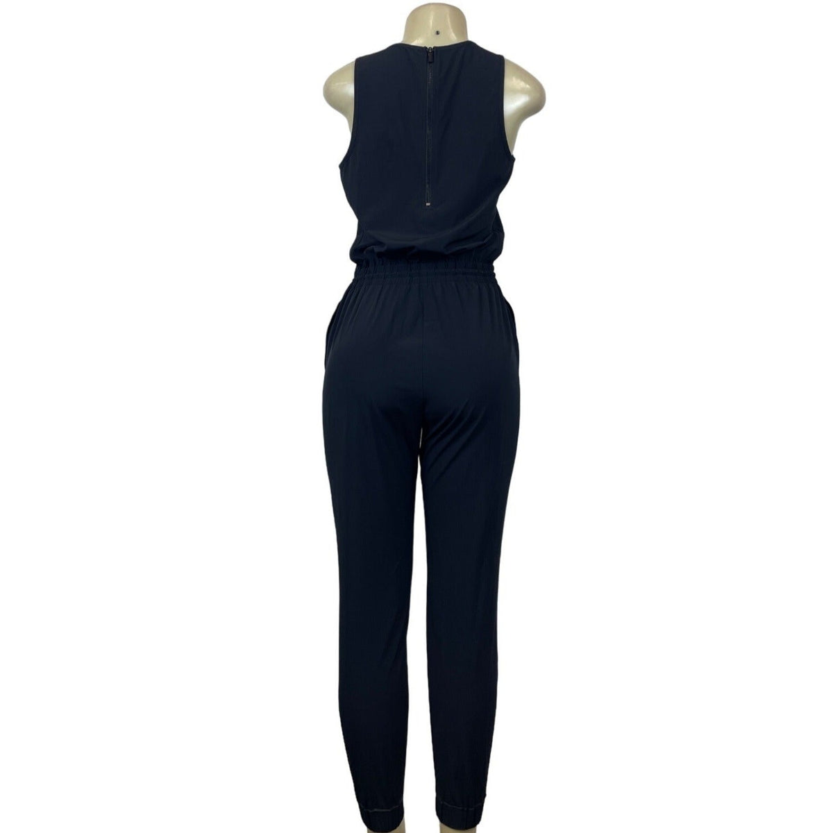 Athleta Women's Black Sleevless Jumpsuit Sz 4 (EUR 35)