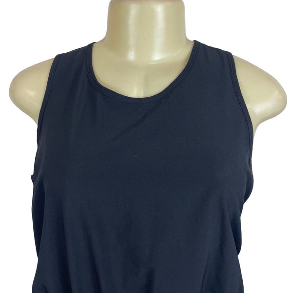 Athleta Women's Black Sleevless Jumpsuit Sz 4 (EUR 35)