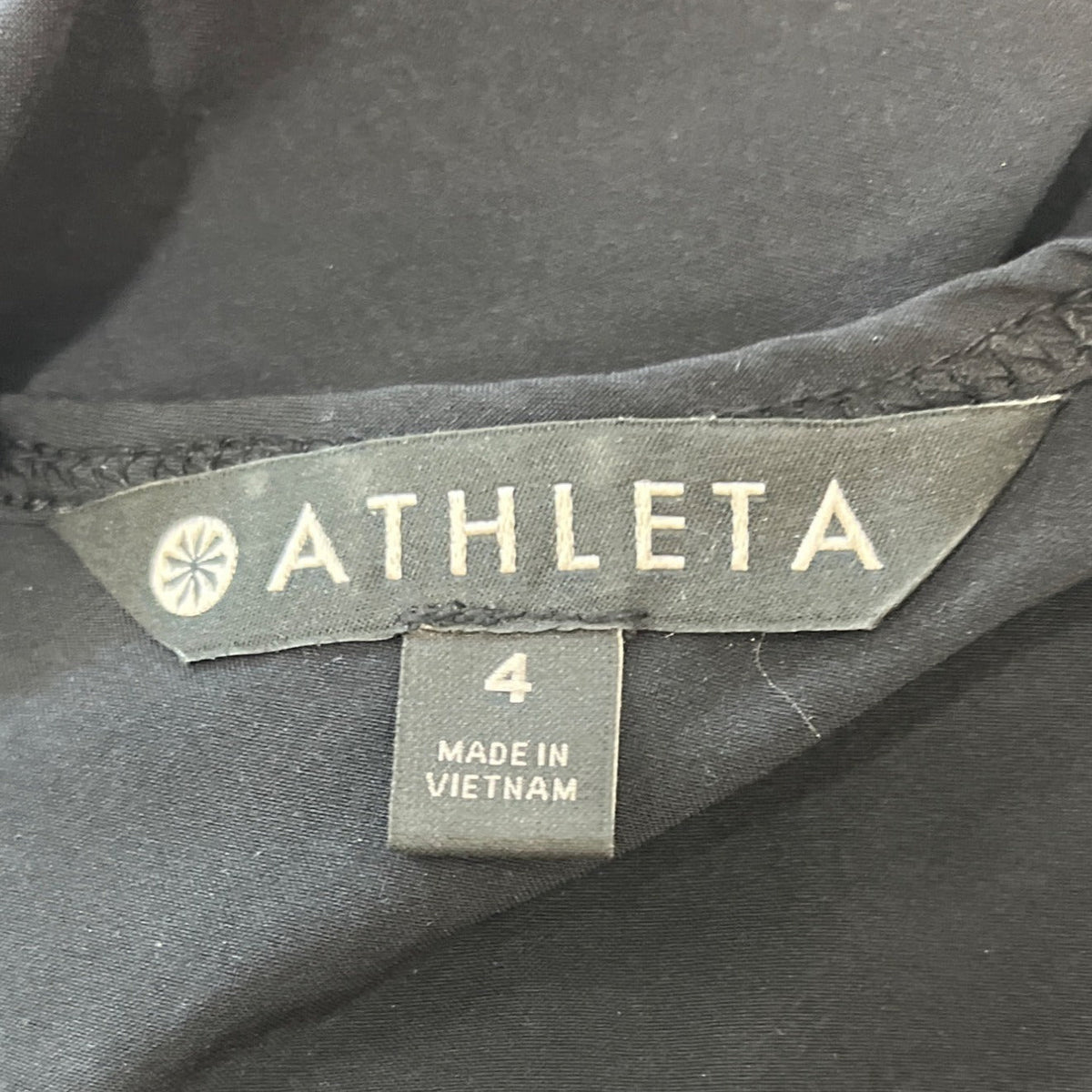 Athleta Women's Black Sleevless Jumpsuit Sz 4 (EUR 35)