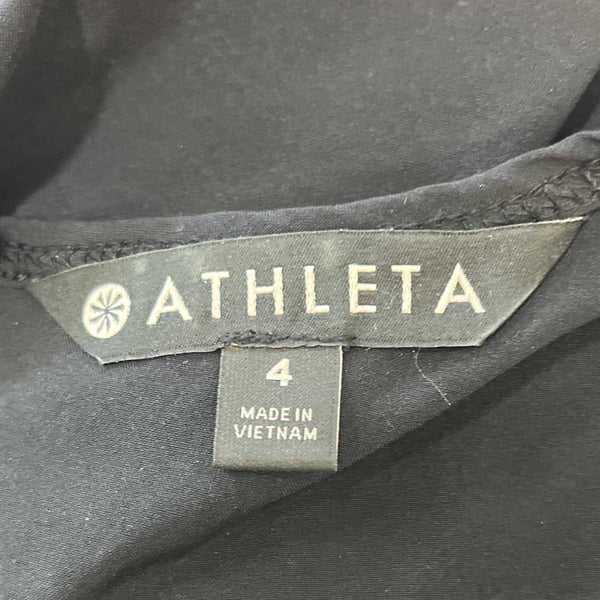 Athleta Women's Black Sleevless Jumpsuit Sz 4 (EUR 35)