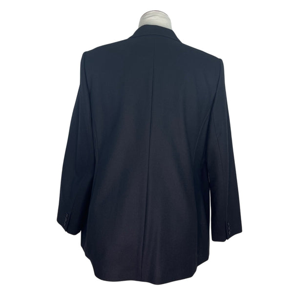 Nordstrom Womens Black Wool Blazer Size 18W