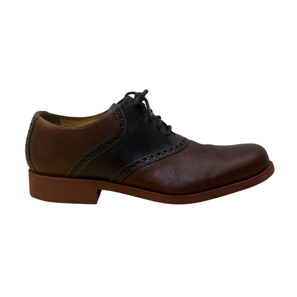 Cole Haan Men’s Brown & Black Leather Oxford Wingtip Dress Shoes Size 7