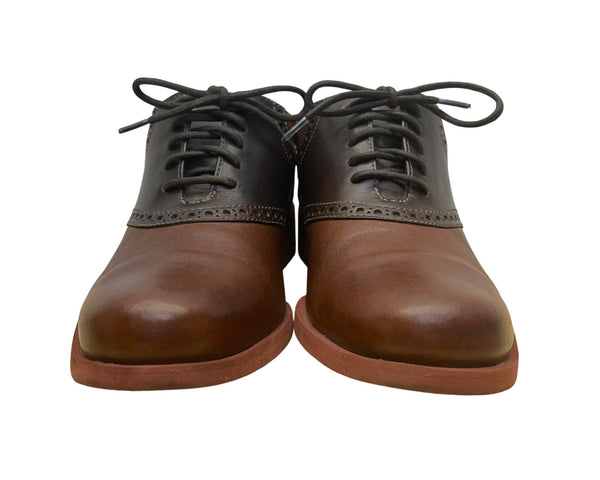 Cole Haan Men’s Brown & Black Leather Oxford Wingtip Dress Shoes Size 7