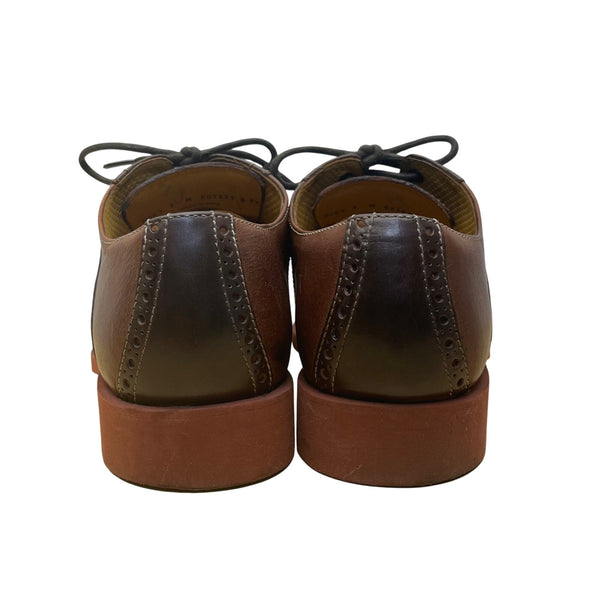 Cole Haan Men’s Brown & Black Leather Oxford Wingtip Dress Shoes Size 7