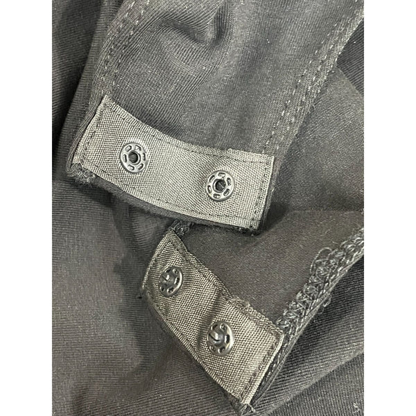 Mangopop Women's Black Long Sleeve Bodysuit Size S