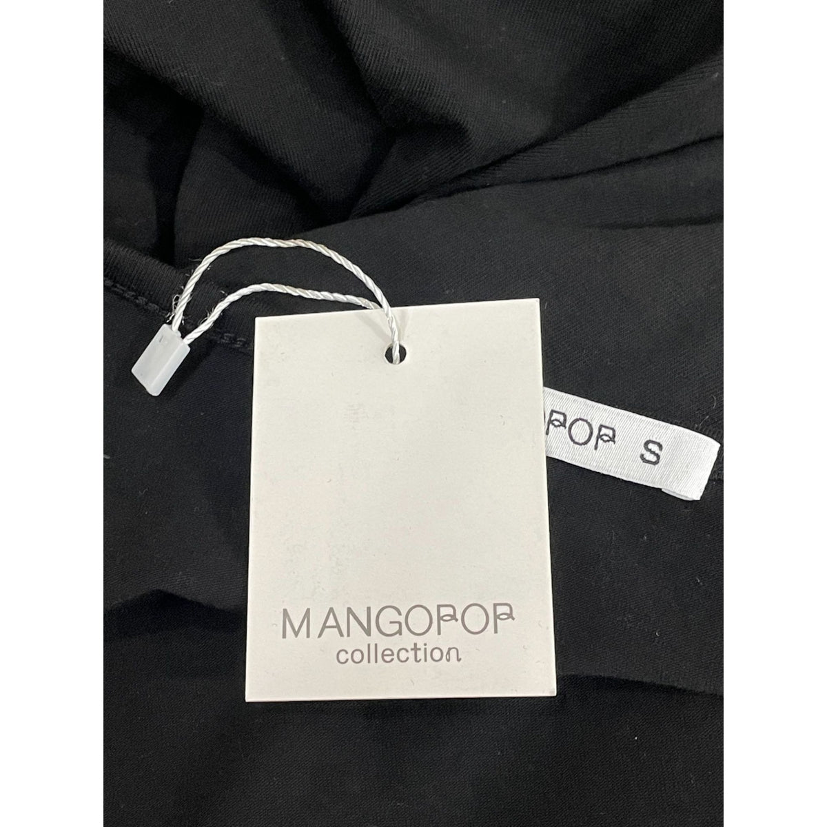 Mangopop Women's Black Long Sleeve Bodysuit Size S