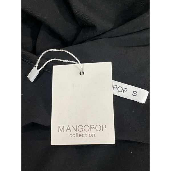 Mangopop Women's Black Long Sleeve Bodysuit Size S