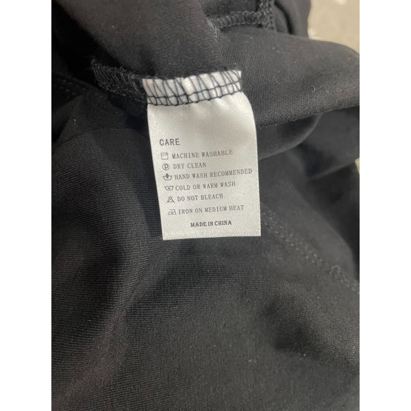 Mangopop Women's Black Long Sleeve Bodysuit Size S