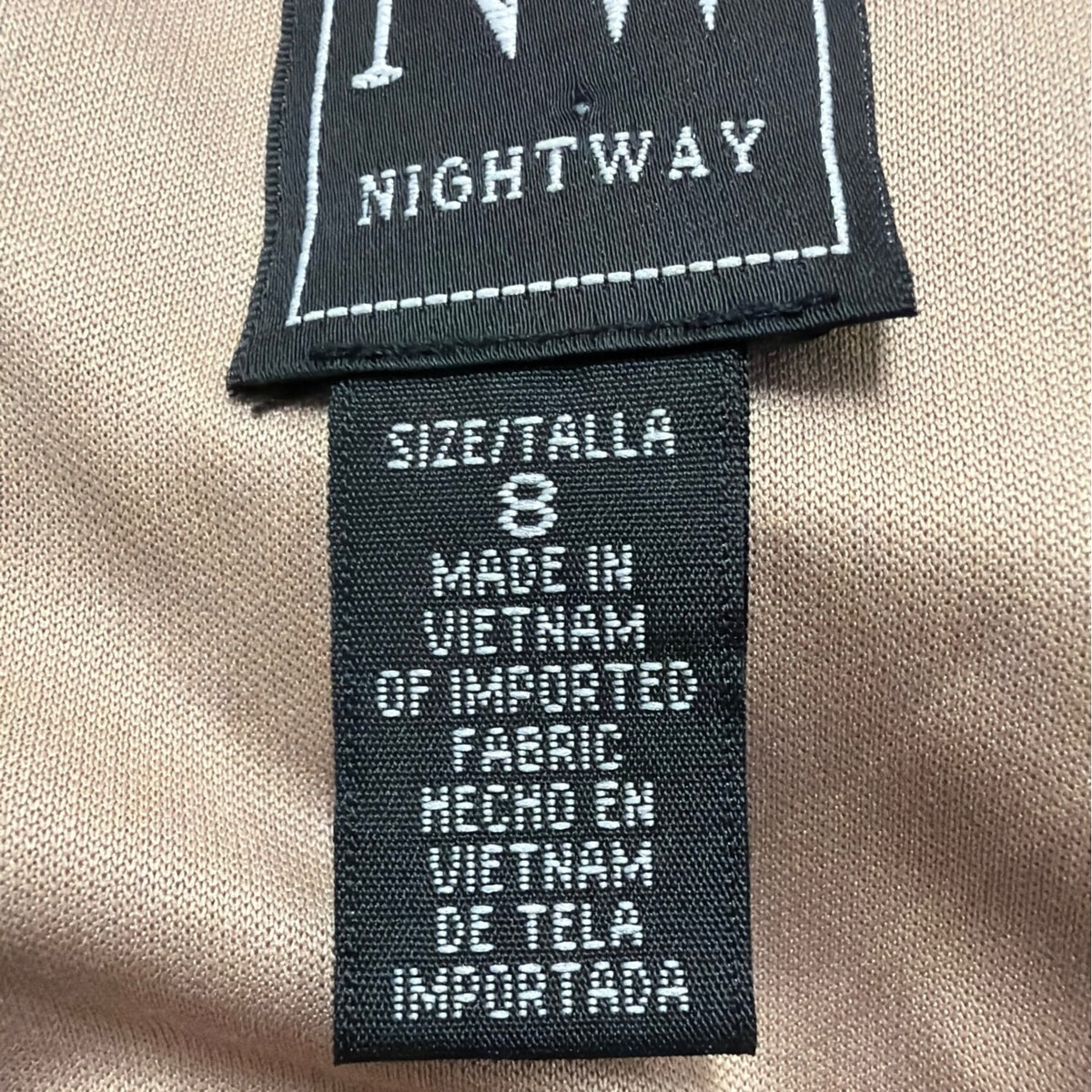 Nightway Womens Black Sequin Embellished Halter Jumpsuit Mesh Overlay Size 8