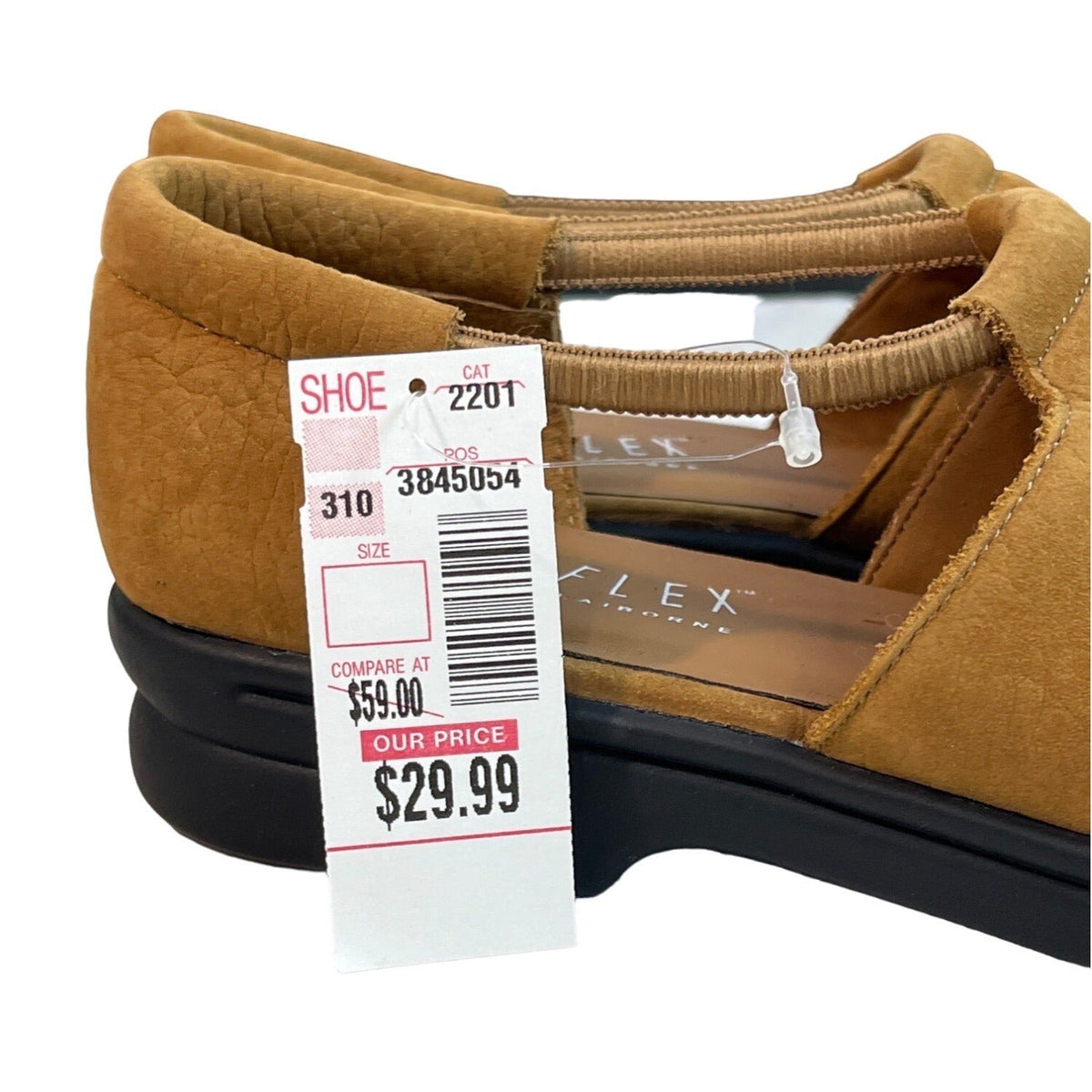 Lizflex Women's Brown Leather Carlisle Slip On Shoes Sz 7.5M - NWT