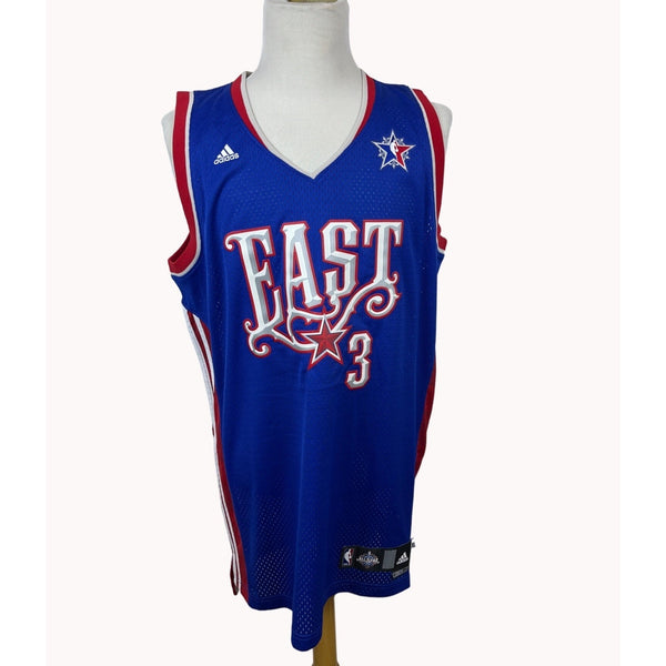 2008 NBA All Star #3 Caron Butler Adidas Signed Jersey Sz XL