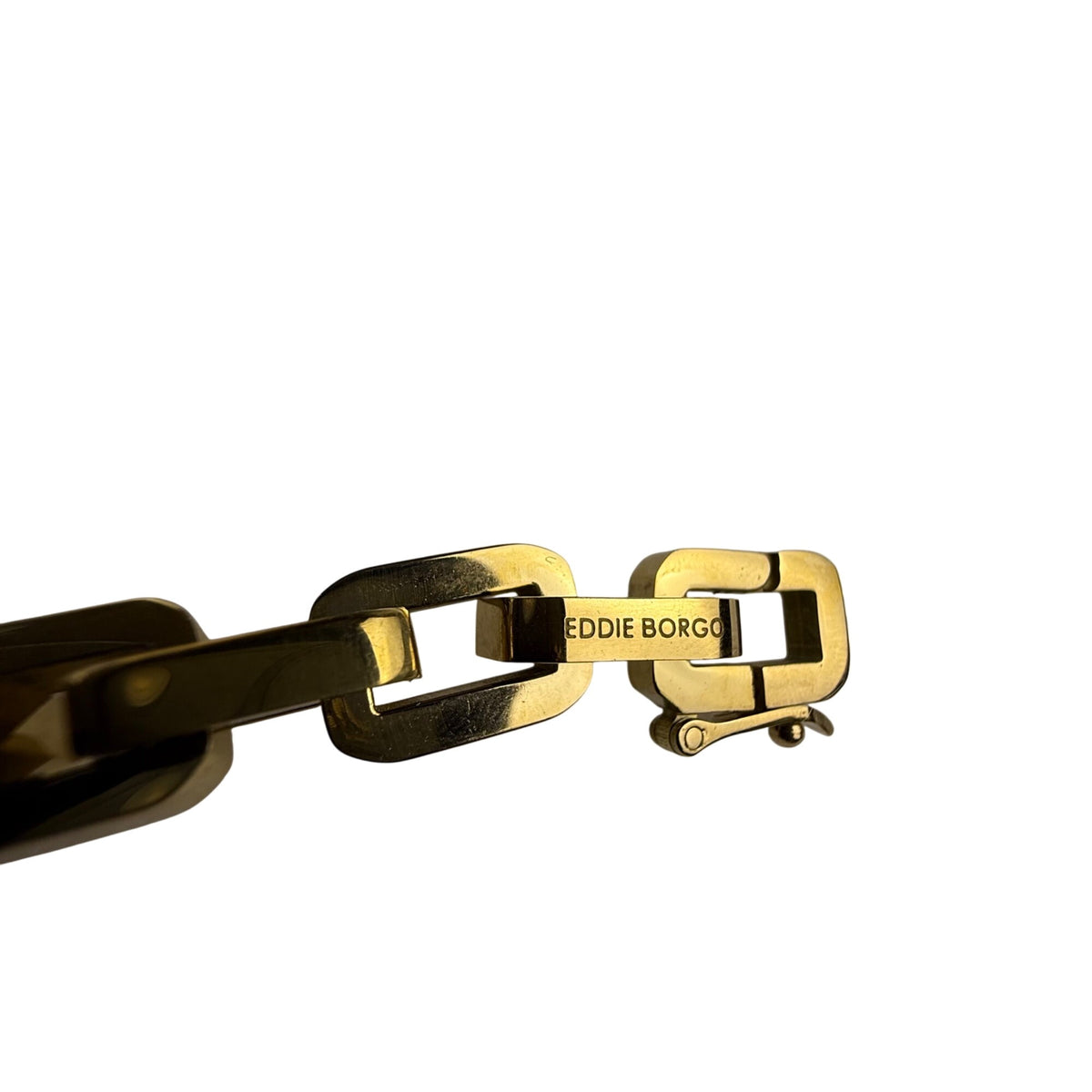 Eddie Borgo Gold Tone Chain Link Necklace Lobster Clasp Classic Design