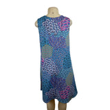 MSK Womens Sleeveless Printed Slip on Dress Size L- New