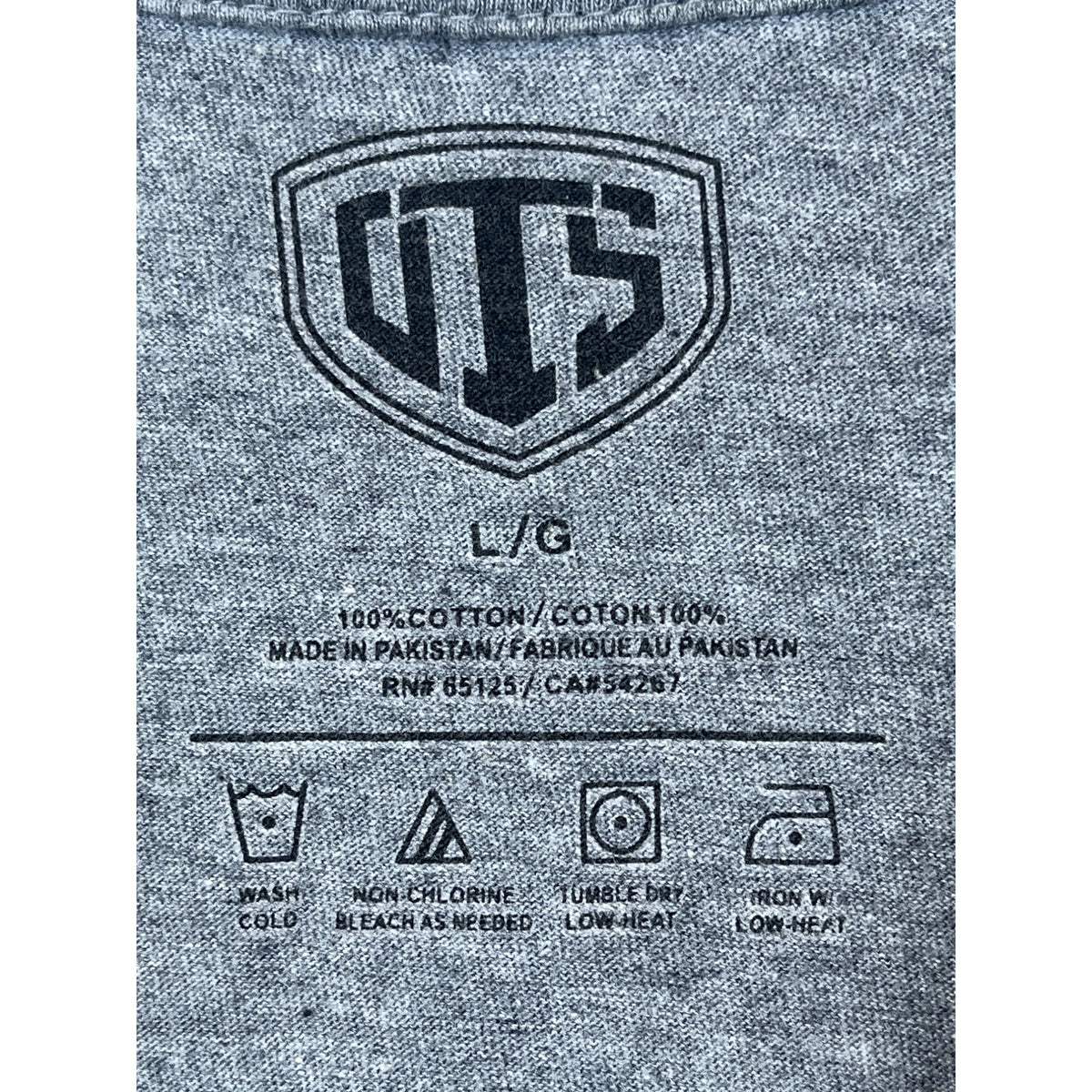 VTS Mens Gray Cotton Short-Sleeve Cleveland Football Helmet Graphic T-Shirt Large