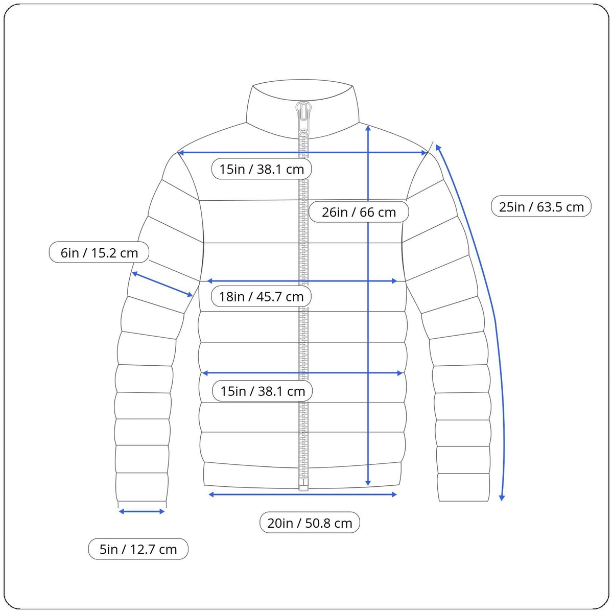 Banana Republic Quilted Women's Blue Snap Front High Neck Jacket Size S