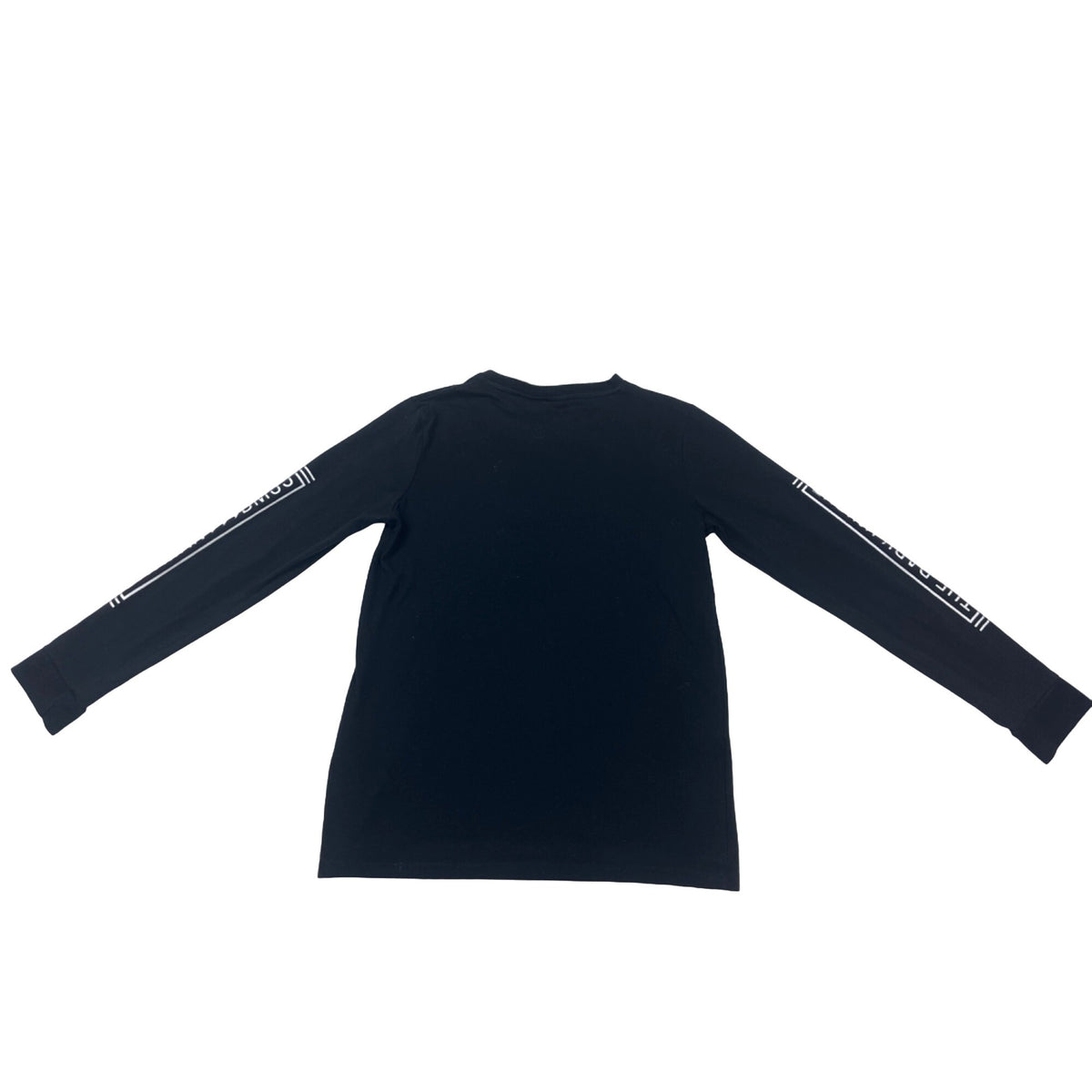 Batman Black Long Sleeve T-Shirt Youth Size With White Graphics New