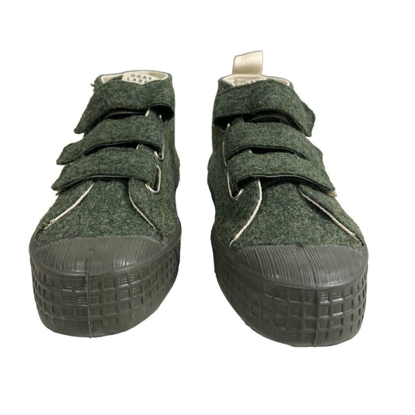 Gray Label x Novesta Kids High Top Green Sneakers Sz 17.5 (11 US)