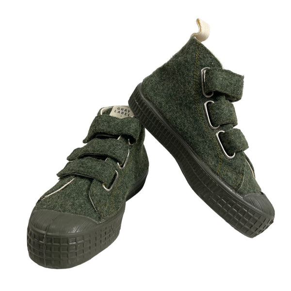 Gray Label x Novesta Kids High Top Green Sneakers Sz 17.5 (11 US)