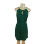 Banana Republic Women’s Green & Navy Sleeveless Geometric Print Mini Dress Sz SP