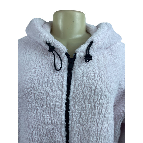 Calvin Klein Performance Light Pink Hoodie Zip Up Long Sleeve Sweater Sz L NWT