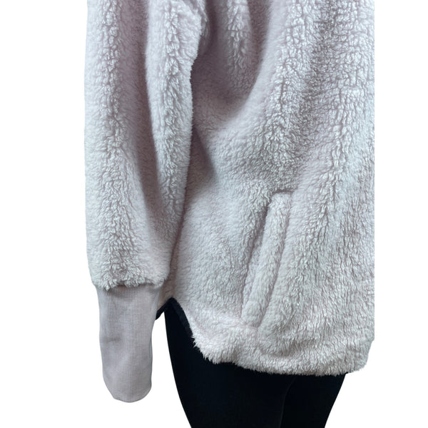Calvin Klein Performance Light Pink Hoodie Zip Up Long Sleeve Sweater Sz L NWT