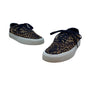 Saint Laurent Women’s Brown & Blue Leopard Print Casual Low-Top Sneakers Sz 38.5