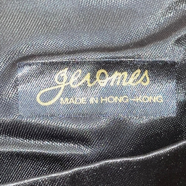 Vintage Geromes Women’s Gold/Black Beaded Clasp Closure Evening Clutch Bag