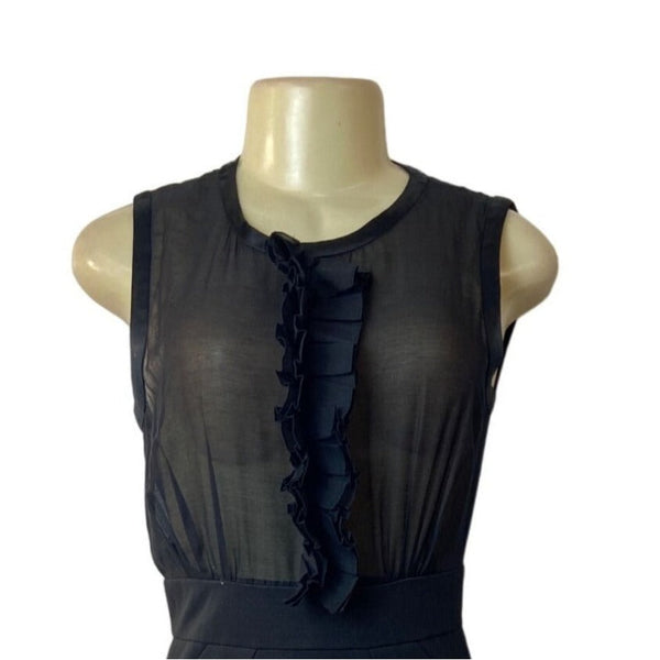 BCBG Maxazria Women's Black Sheath Dress Sz 2 (EUR 32)