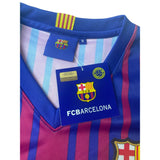 FC Barcelona Leo Messi #10 Jersey Blue & Red Rakuten Official Store Size S - New