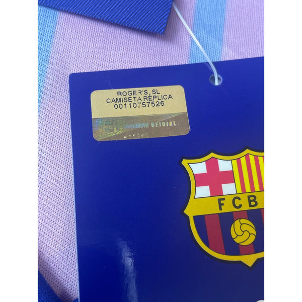FC Barcelona Leo Messi #10 Jersey Blue & Red Rakuten Official Store Size S - New