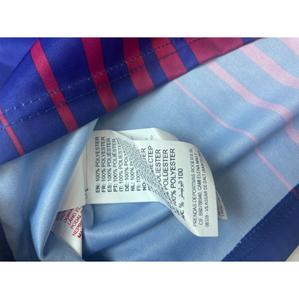 FC Barcelona Leo Messi #10 Jersey Blue & Red Rakuten Official Store Size S - New