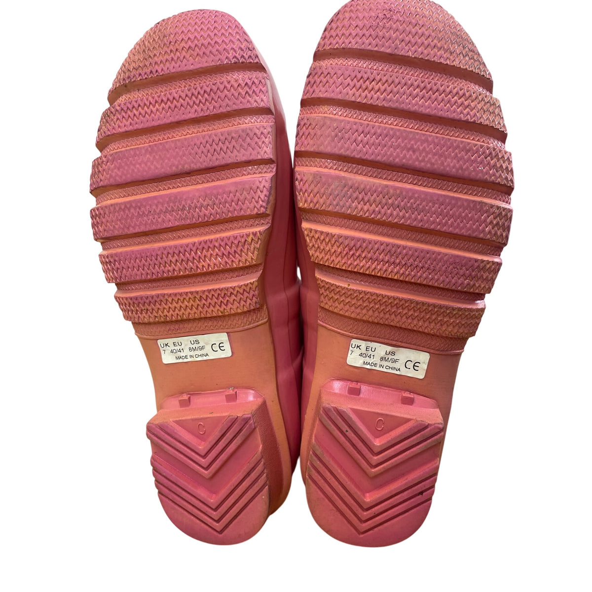 Hunter Womens Pink Gloss Rain Boots Size 7 Durable Waterproof Tall Stylish Practical
