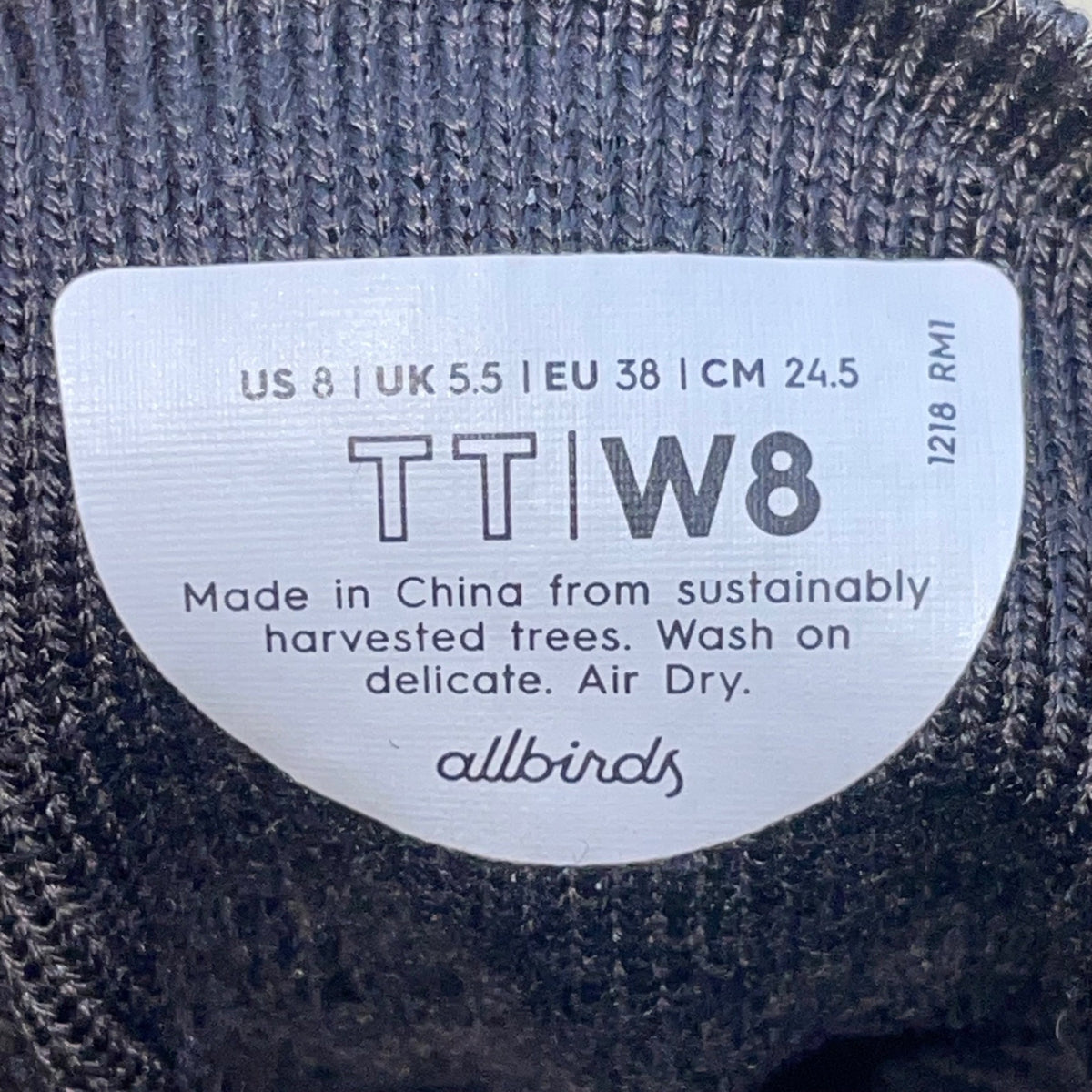 Allbirds Women’s Grey Mesh Lightweight High-Top  Casual Sneakers Size W8