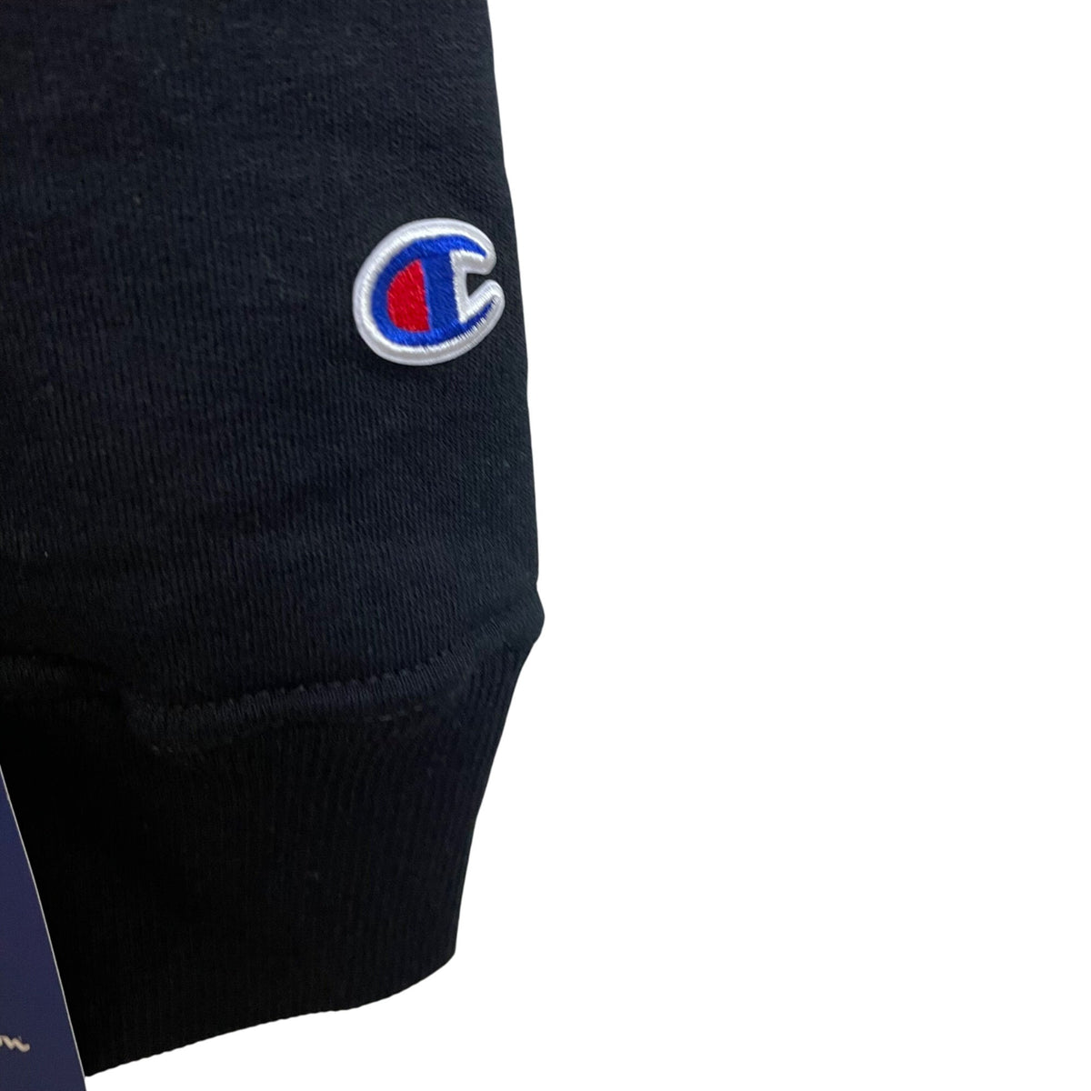 Champion Mens Black Fleece Hoodie Pullover Logo Graphic Long Sleeve Sz XL - New