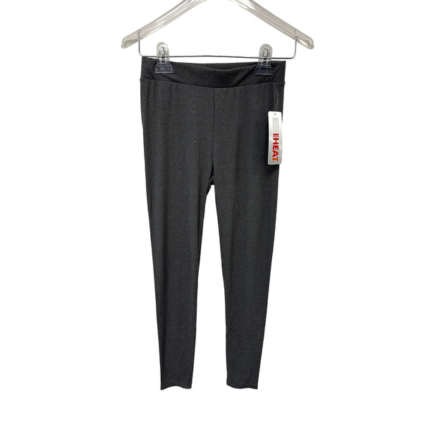 32 Degrees Womens Charcoal Polyester/Spandex Thermal Leggings XS