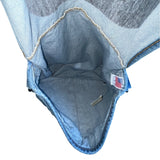 Little Havana Women's Blue Cuban Coat Of Arms Fold Over Messenger Bag - NWT