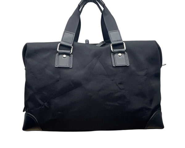 AMC Networks Black Nylon & Leather Adjustable Shoulder Strap Duffle Bag Sz XL