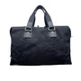 AMC Networks Black Nylon & Leather  Adjustable Shoulder Strap Duffle Bag Sz XL