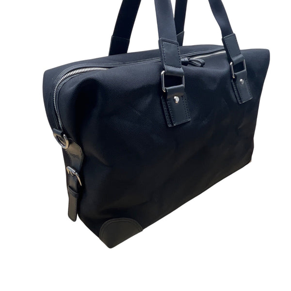 AMC Networks Black Nylon & Leather  Adjustable Shoulder Strap Duffle Bag Sz XL