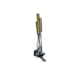 Vintage Gold & Silver Two-Tone Ski Pole & Boot Pin Brooch