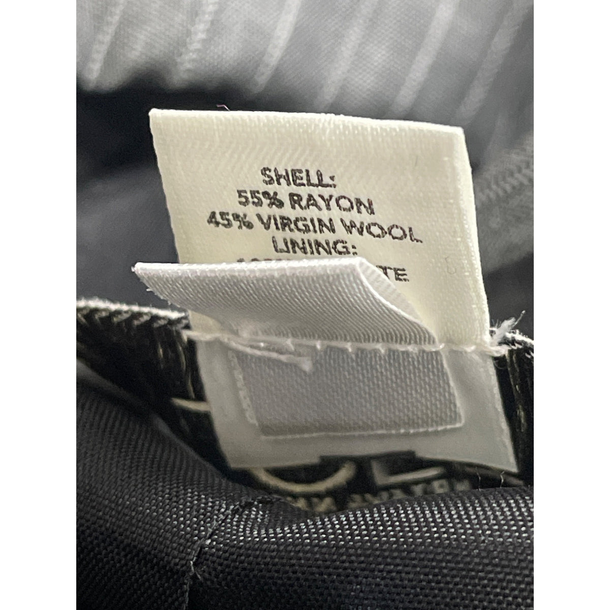 Ann Taylor Loft Womens Gray Pinstripe Rayon & Wool Blazer Two Button Size 4P