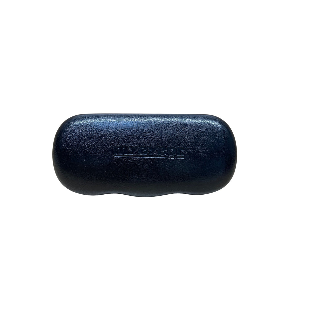 Blue Rectangular Eyeglasses With Hard Case By MyEyeDr O.D. Matte Finish Lightweight Classic Design