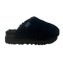 UGG Women’s Black Fur Fuzzy Slide Slipper Size 7