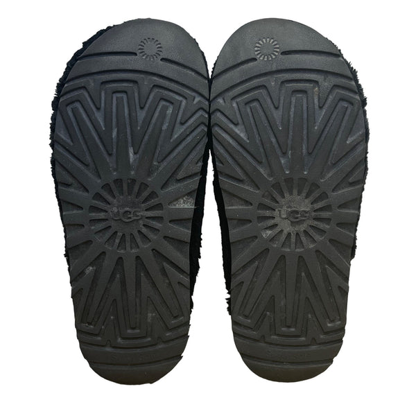 UGG Women’s Black Fur Fuzzy Slide Slipper Size 7