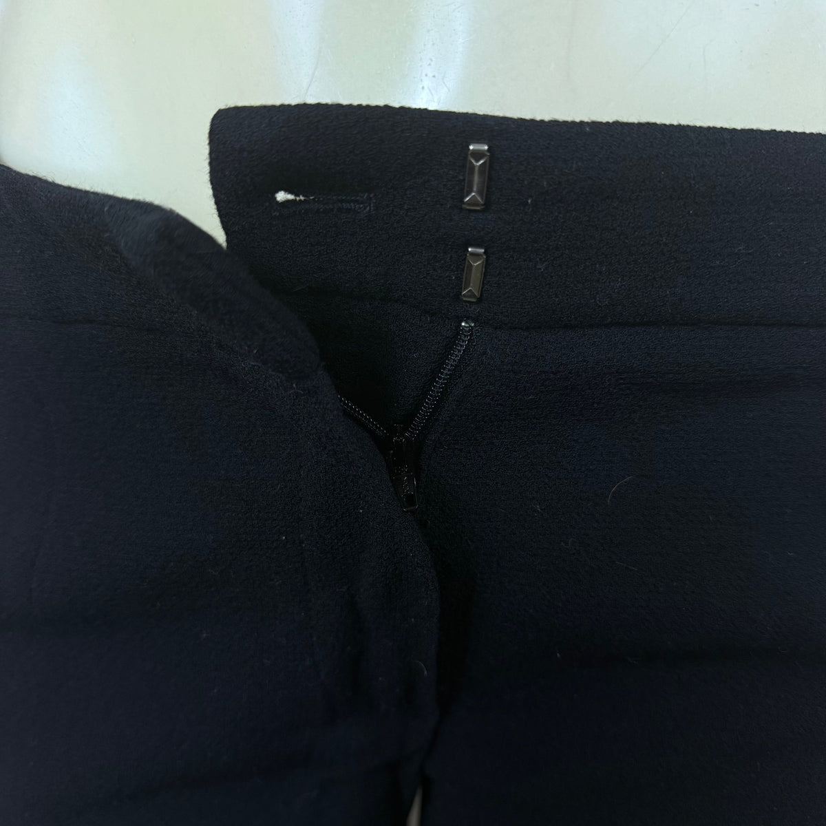 Carven Womens Black Wool Straight-Leg Dress Pants Tailored Classic Size 40