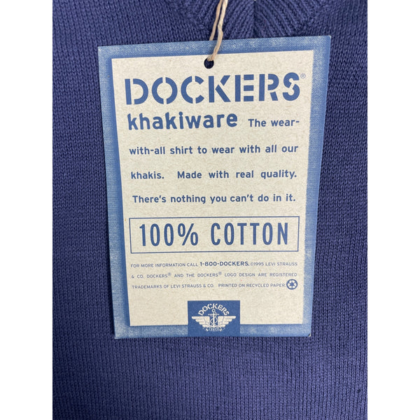 Dockers Khakiware Men's Dark Blue V Collar Vest Sz M - NWT
