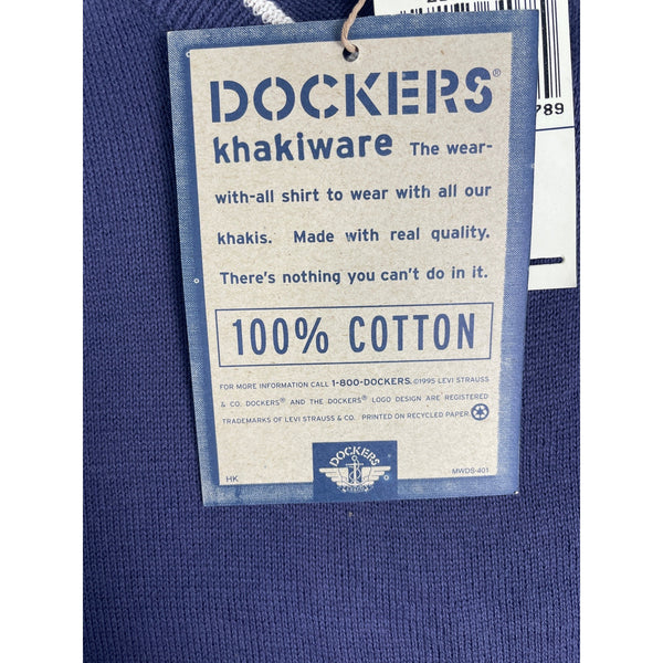 Dockers Khakiware Men's Dark Blue V Collar Vest Sz M - NWT